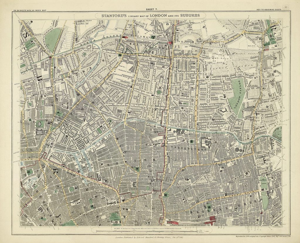 Stanford Map Sheet 07 - Picture Uk